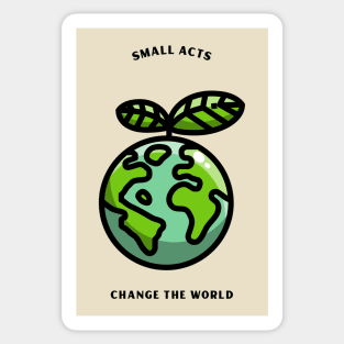 Eco Friendly Earth Day Sticker